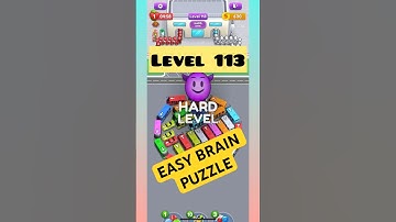 Crowd boarding puzzle game Hard Level 113 #crowd #boardingpuzzle #cargames #easybrain #kidsfungames