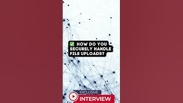 Best way to handle File Uploads in Laravel? #fileupload #programming #interview #questionanswer