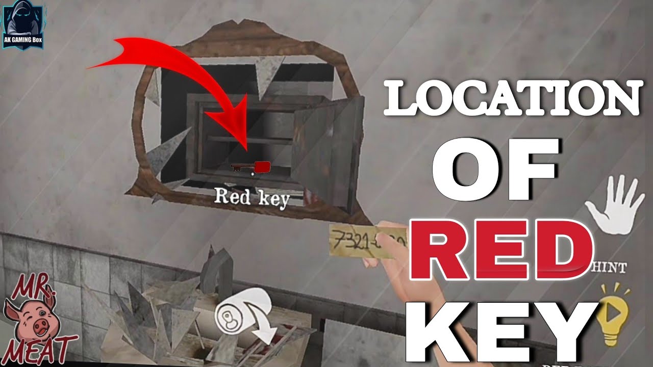 Location of Red key & use in Mr Meat MrMeat mrmeat