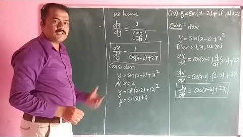 Differentiation : Exercise 1.2 : Part - 2