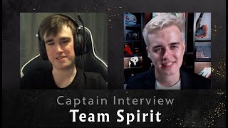 The International 2021 Captain Interview: Team Spirit