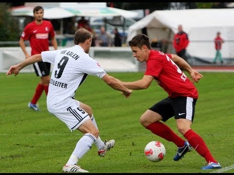 Der SC Freiburg hat seinen LÃ¤nderspielpausentest gegen den Zweitligisten VfR Aalen 3:2 (1:2) gewonnen. Die Sport-Club-Tore in Rottenburg am Neckar erzielten Erik Jendrisek mit einem Doppelpack und Ivan Santini