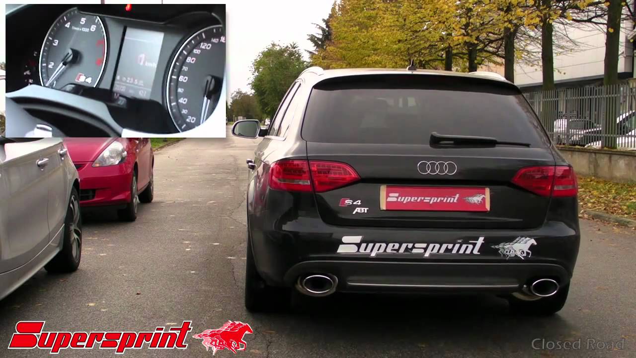 systems biology Audi S4 3.0TFSI Quattro S Tronic Supersprint Exhaust