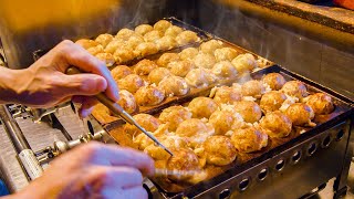 【アサリ出汁たこ焼き】大阪でTOP５に入る名店のたこ焼き。職人こだわりの焼き方- Amazing takoyaki in OSaka -４K高画質