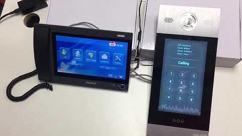 Video Display on Outdoor Station