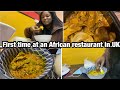 First time eating at an African restaurant in the UK! Pounded yam & egusi soup! Finding Esiewu in UK