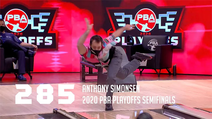 PBA Nearly Perfect | Anthony Simonsen Bowls 285 Ga...