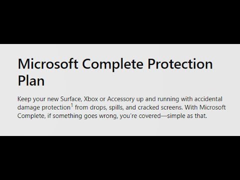 Microsoft Complete Warranty (You Want This)