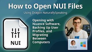 How to Open NUI Files (Nuance Communications User Information)