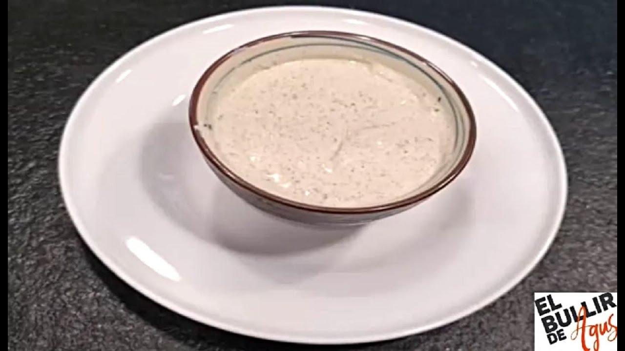 SALSA DE YOGURT PARA KEBAB Y ENSALADAS CASERA FACIL RAPIDA SENCILLA Y
