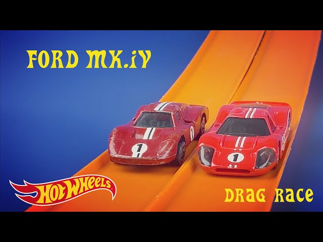 Hot Wheels drag race | Ford GT40 MK.IV - YouTube