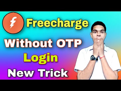 Freecharge Login Without Otp By Trick || How To Login Freecharge Without otp - Offer delivery