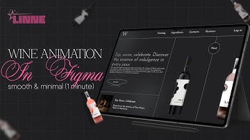 Wine Glass Animation in Figma – Smooth & Minimal (1 Minute) #design #figma #uiux