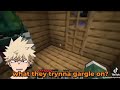 2:28 of Midoriya and bakugo playing Minecraft and overall just being stupid 😂 #mha #bakugo #deku