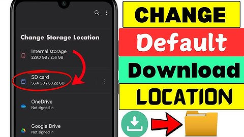 How to Change Default Download Location to SD Card 2025 | Change Storage Location