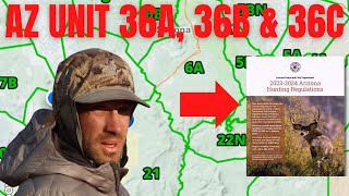 Arizona Mule Deer Hunting & Coues Deer Unit 36A, 36B & 36C | Draw Odds | Hunting Spots