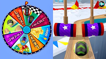EPIC RACE LEVEL | Spin The Wheel | Going Balls | Mobile Gameplay Big New Update