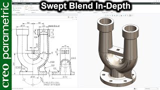 Swept Blend indepth | Ramsbottom safety valve in Creo Parametric