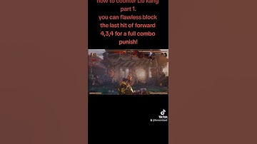forward 4,3,4 is his best tool but you can flawless block it and punish it! #kombat #mortalkombat