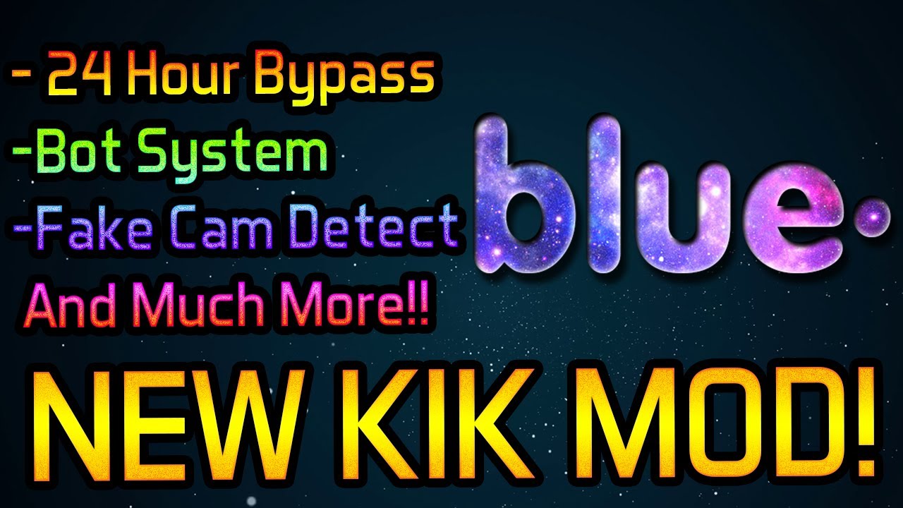 What does blue dot on kik mean?