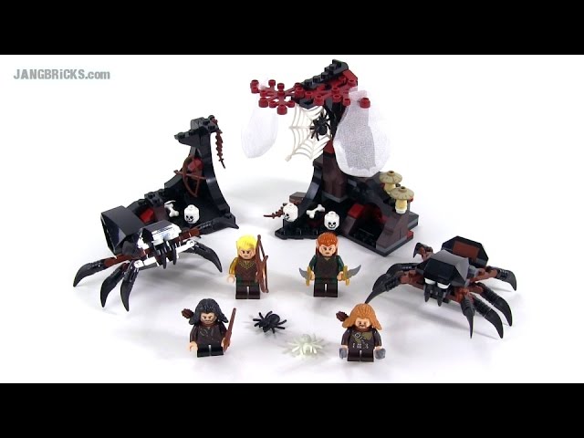 LEGO Hobbit Escape from Mirkwood Spiders review! set 79001 - YouTube