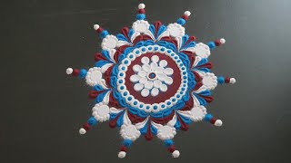 Easy Rangoli || Diwali Special Rangoli Design || Freehand Rangoli Design || Rangoli Design Easy