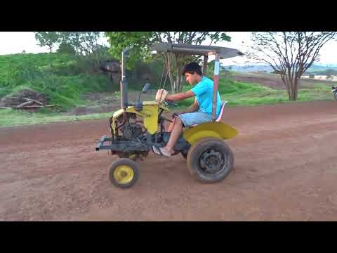 Vídeo: Mini-trator Do Trator Manual MTZ: Como Fazer Com As Próprias Mãos Com Base No Trator Manual MTZ-09N? Modelo Caseiro Do Trator De Passeio MTZ-12