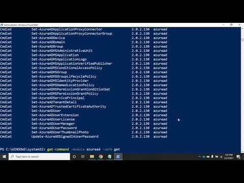 Connecting to Azure AD in PowerShell