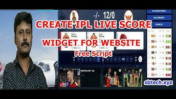CREATE IPL LIVE WIDGET FOR WEBSITE, FREE SCRIPT FOR BLOGGER