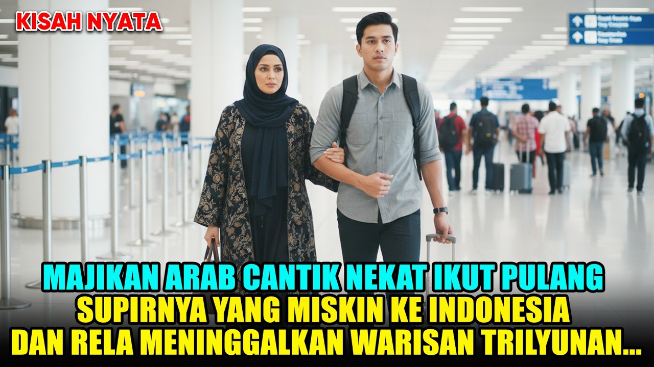 MAJIKAN ARAB CANTIK NEKAT IKUT PULANG SUPIRNYA YANG MISKIN KE INDONESIA DAN MENINGGALKAN WARISANNYA
