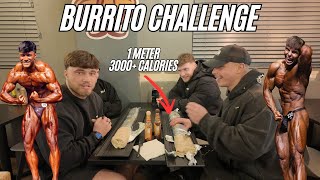 Download Lagu BODYBUILDERS VS 1 METER BURRITO *FOOD CHALLENGE* MP3