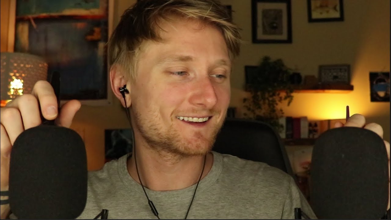 ASMR Brain Massage [Mic Brushing and Scratching]