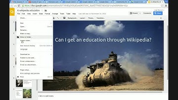 Embedding slides into a Google Site