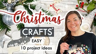 10 CHRISTMAS CRAFT IDEAS - DIY christmassy decorations and gifts *BEST