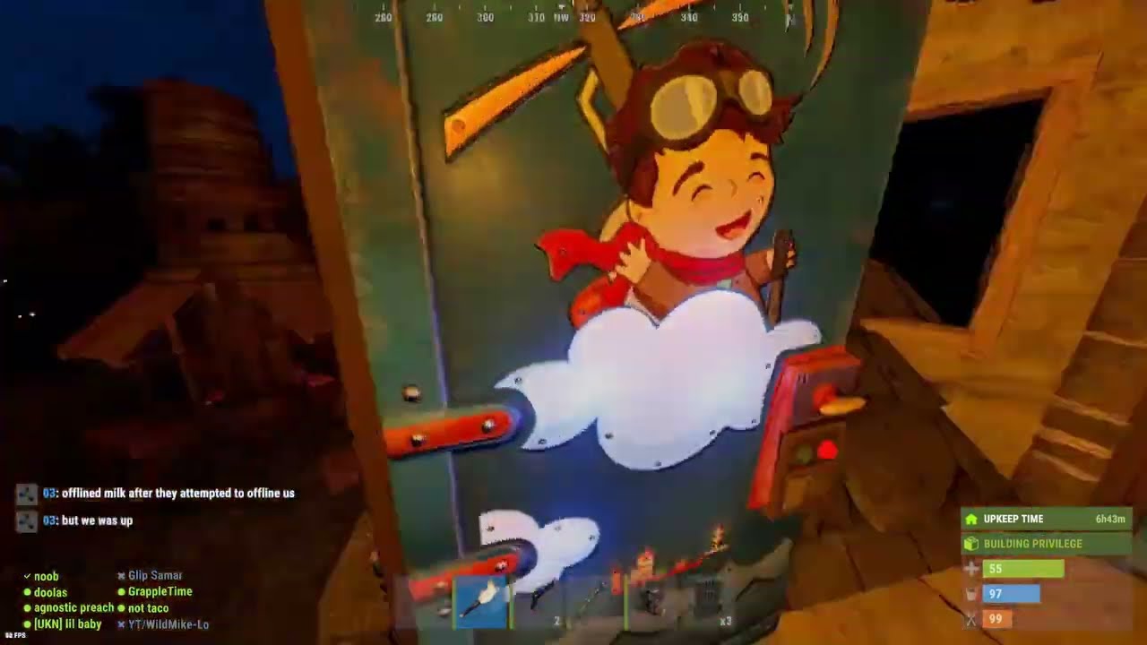 MYKE - THE ANGRIEST MAN IN RUST HE JOINED OUR DISCORD [Noob Dog Reupload]