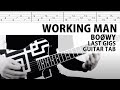 【TAB譜】Working man　BOØWY　ギターカバー　布袋寅泰　タブ譜