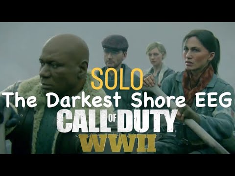 Call of Duty WWII Zombie The darkest shore SOLO eeg - YouTube