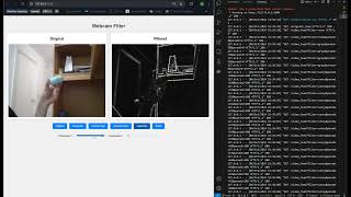 Browser based Image filter project