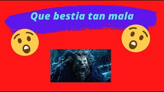 La bestia no me quiere dejar escapar