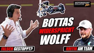 Bottas widerspricht Toto Wolff: Kritik an Mercedes! | Formel 1 2021