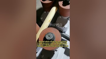 ZZCHRYSO High quality wood round rod stick making machine broom handle making machine #sawmill #wood