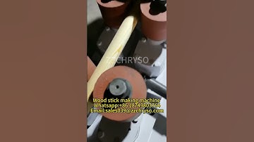 ZZCHRYSO High quality wood round rod stick making machine broom handle making machine #sawmill #wood