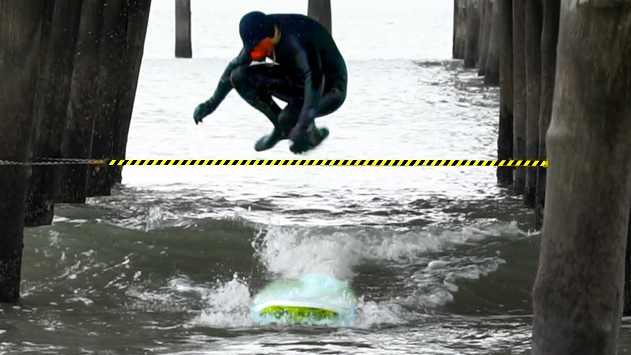 FIRST TIME SURFING HIPPIE JUMP