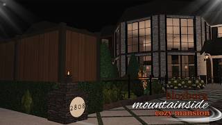 Mountainside Cozy Mansion | Bloxburg Build