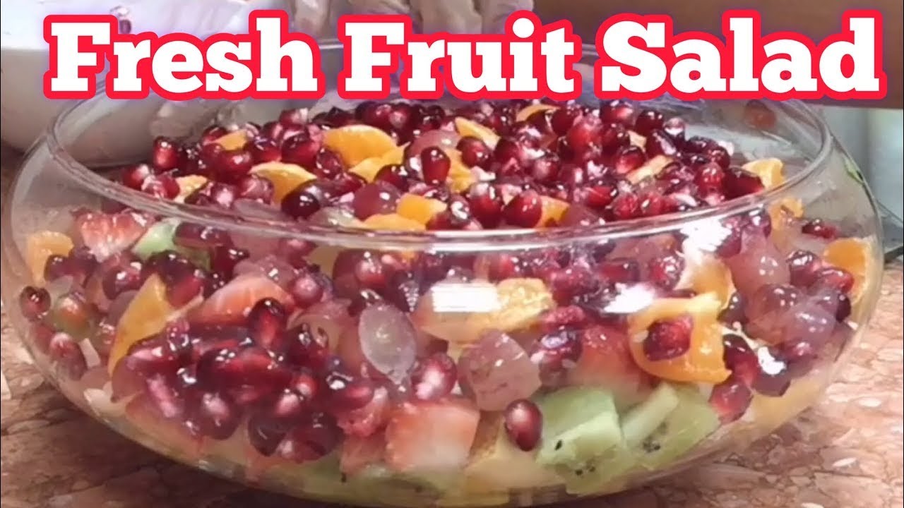 Easy Fruit Salad Recipe YouTube