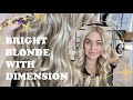 BRIGHT BLONDE WITH DIMENSION ON LINDSAY ARNOLD | JZ STYLES