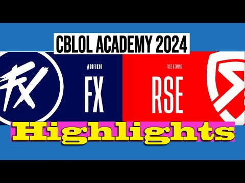 FLUXO VS RISE GAMING | CBLOL ACADEMY 2024 | Highlights