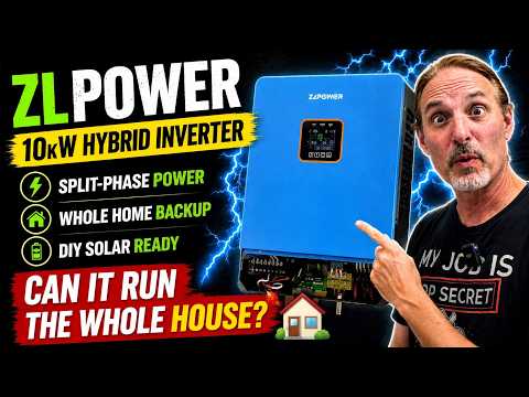 ZLPower 10kW Hybrid Inverter Review ⚡ Can It Run a House?