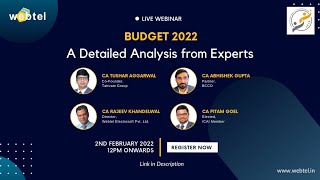 Detailed Analysis Union Budget 2022