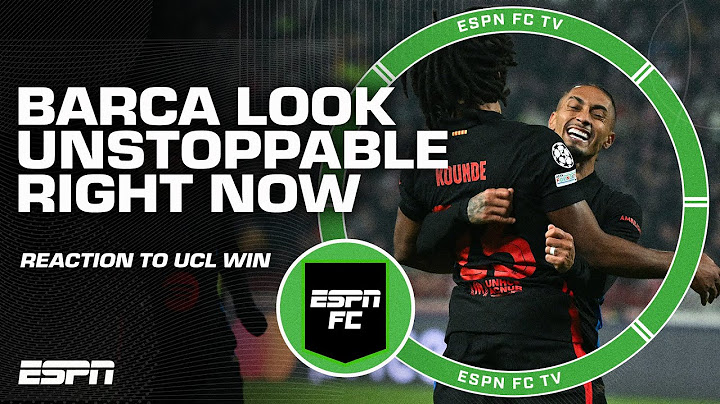 UNSTOPPABLE BARCELONA 👀 Reaction to 5-2 win over Red Star Belgrade in UCL | ESPN FC